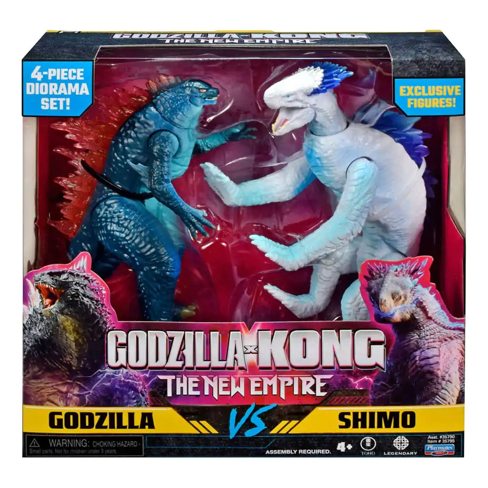 Godzilla x Kong: The New Empire Diorama Set 2 figurine Godzilla vs Shimo 15 cm poza produsului
