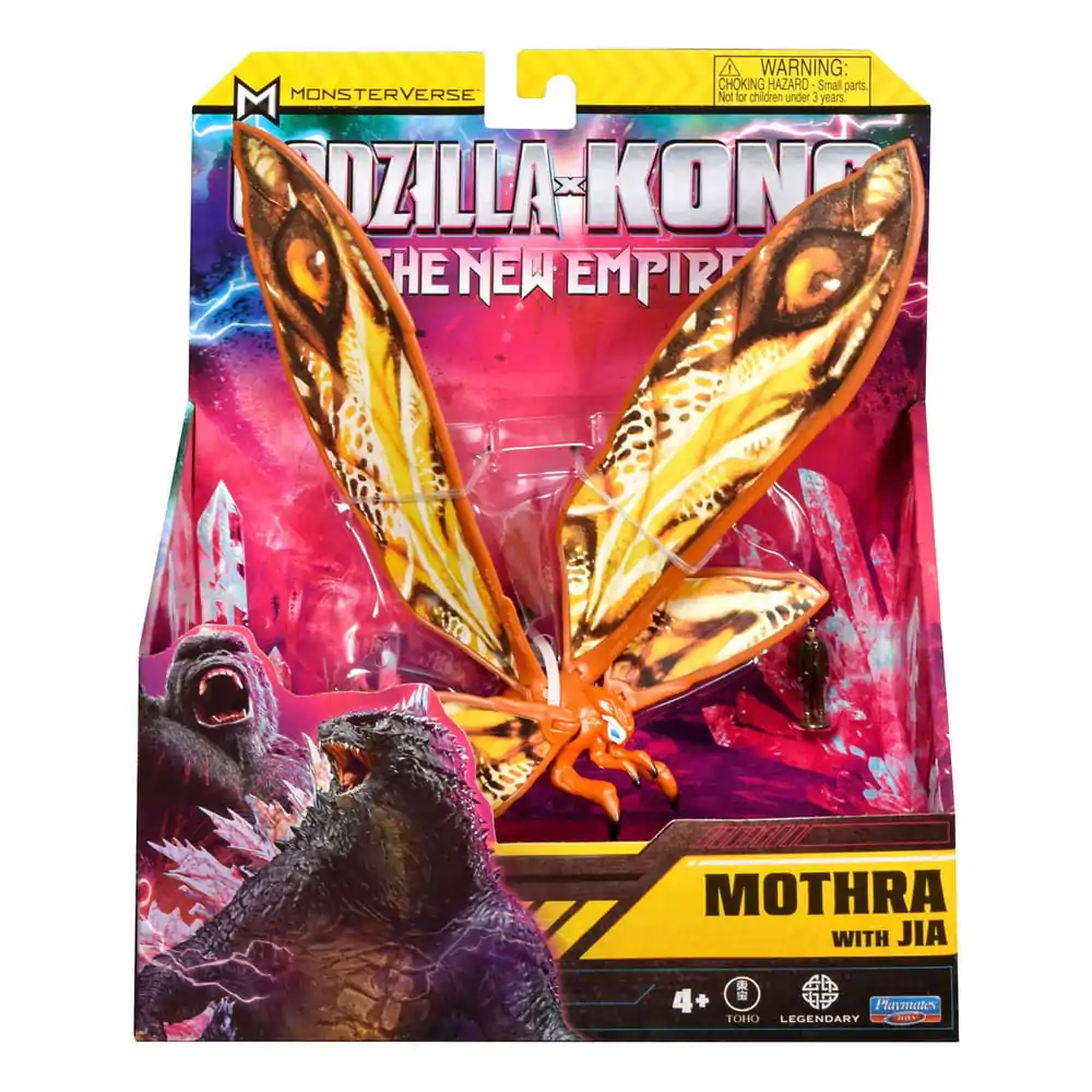 Godzilla x Kong: The New Empire Figurina de Acțiune Mothra with Jiva 15 cm poza produsului