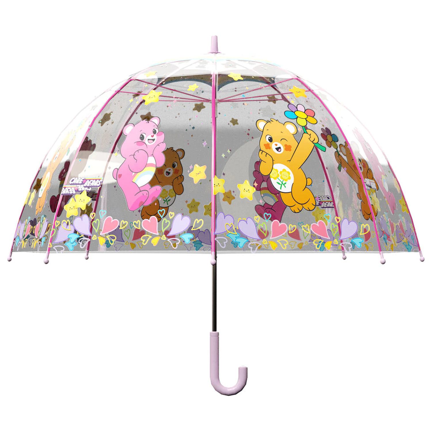 Care Bears manuala transparenta umbrela cu bule 48cm poza produsului