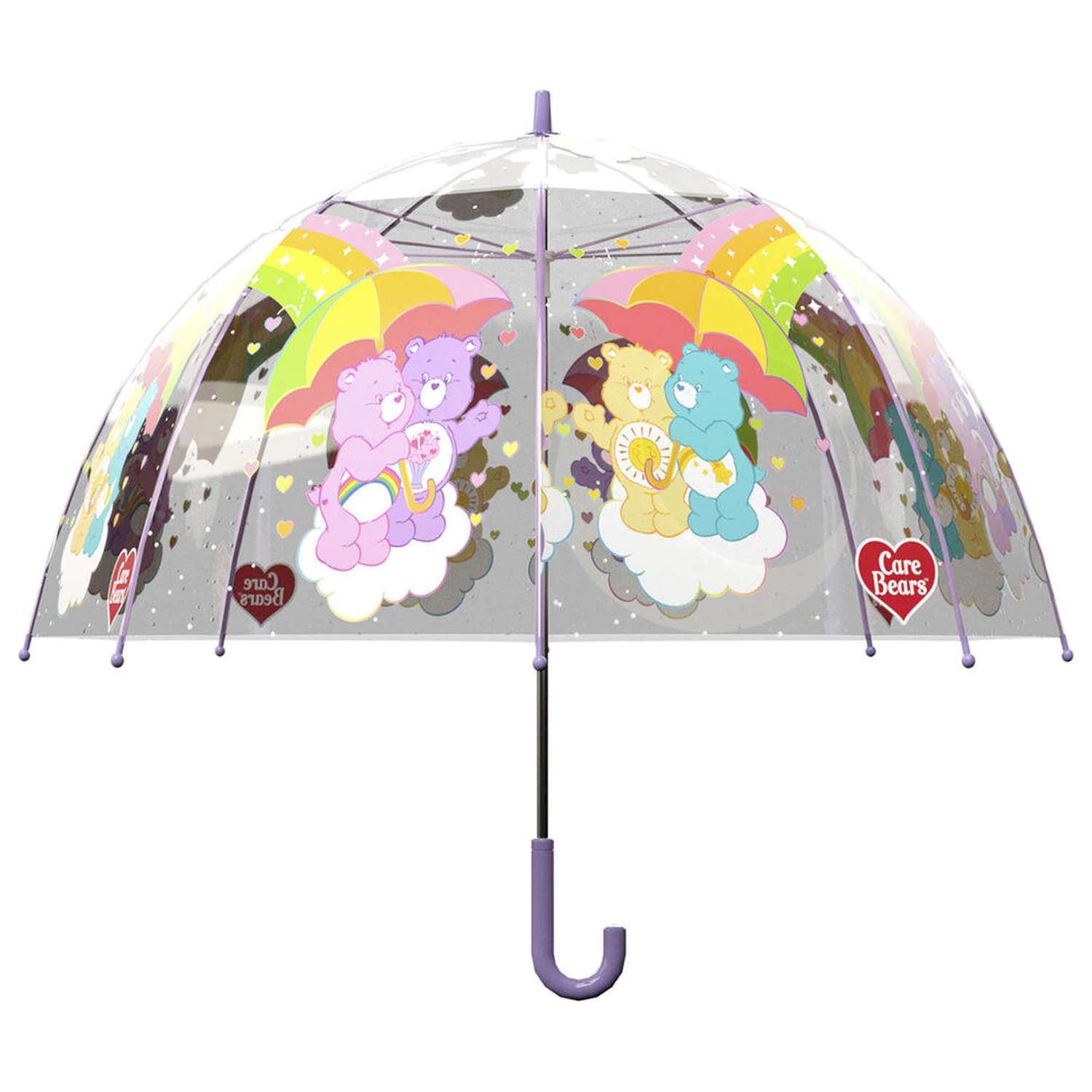 Care Bears umbrela manuala transparenta cu bule 57cm poza produsului