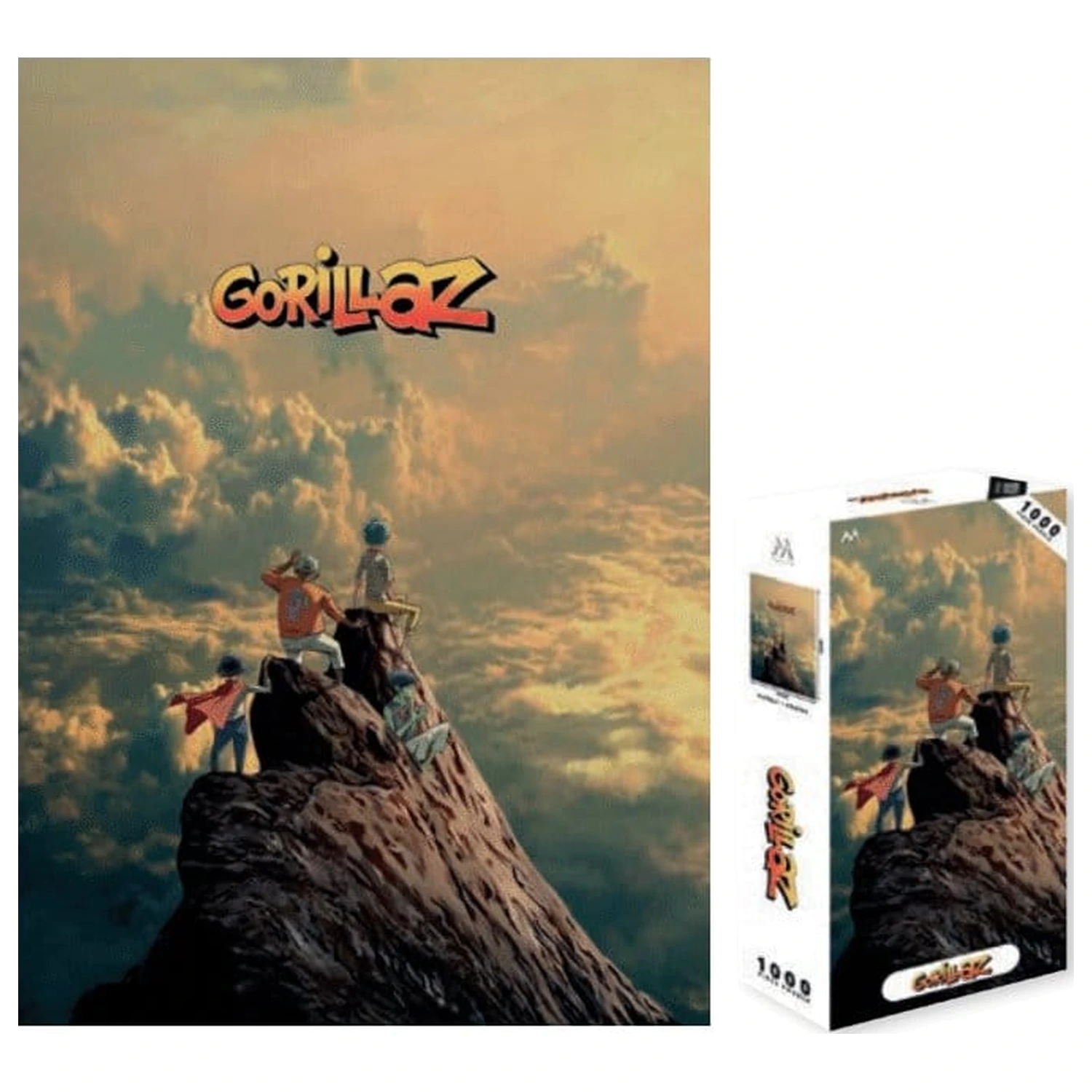 Gorillaz puzzle (1000 piese) poza produsului