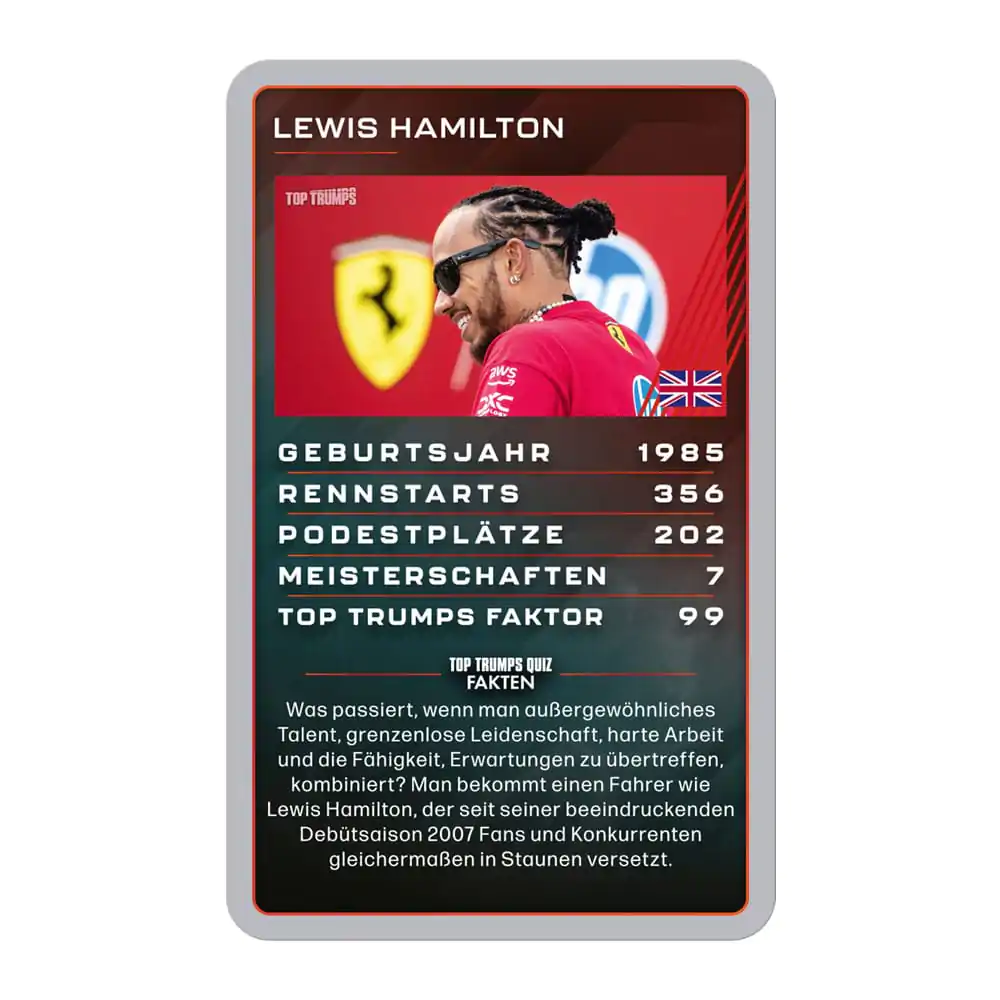 Grand Prix Helden Card Game Top Trumps Collectables Versiunea germană poza produsului