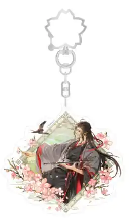 Breloc acrilic Grandmaster of Demonic Cultivation Spring Season Series Wei Wuxian 7 cm poza produsului