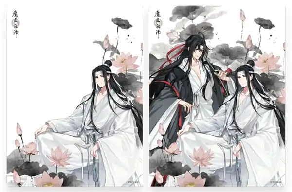 Card lenticular 3D Grandmaster of Demonic Cultivation Wei Wuxian & Lan Wangji 12 x 16 cm poza produsului
