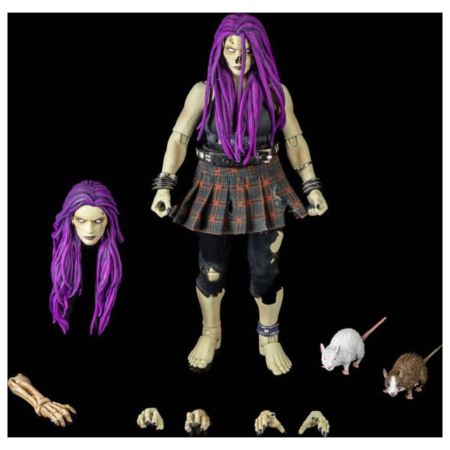 Graveyard Series Figurina de actiune Rocker Zombie poza produsului