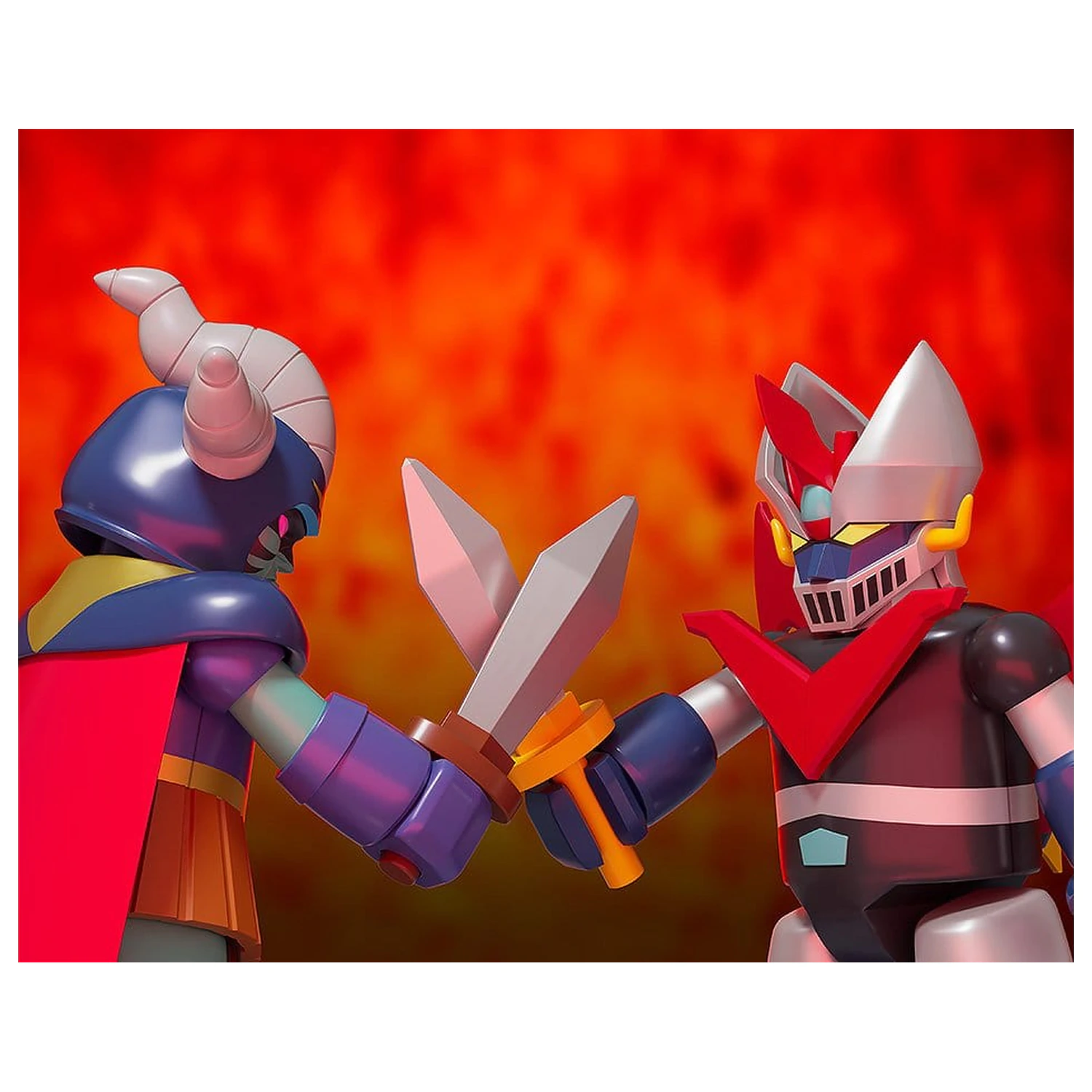 Great Mazinger Brickroid Figurina de Acțiune Great General of Darkness 5 cm poza produsului