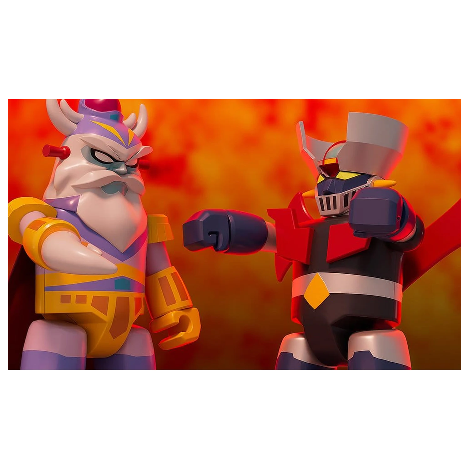 Great Mazinger Brickroid Action Figure Great Marshall of Hell 5 cm poza produsului