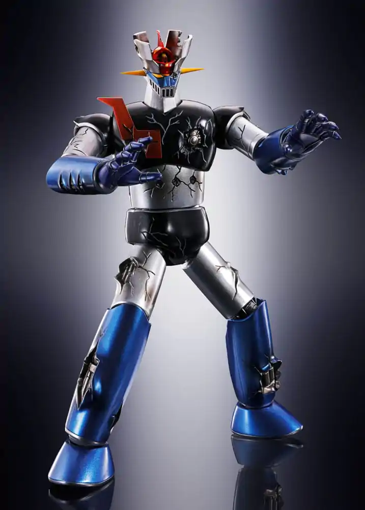 Great Mazinger Soul of Chogokin Figurina de Acțiune Diecast GX-105D Great Mazinger Z Kakumei Shinka Damage Ver. 17 cm poza produsului