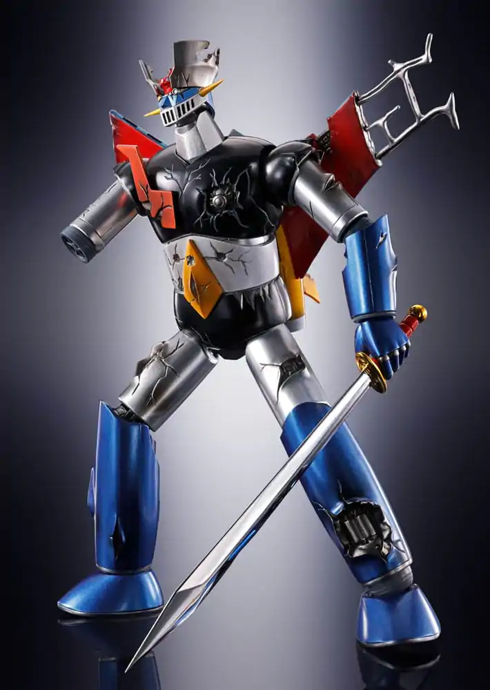 Great Mazinger Soul of Chogokin Figurina de Acțiune Diecast GX-105D Great Mazinger Z Kakumei Shinka Damage Ver. 17 cm poza produsului