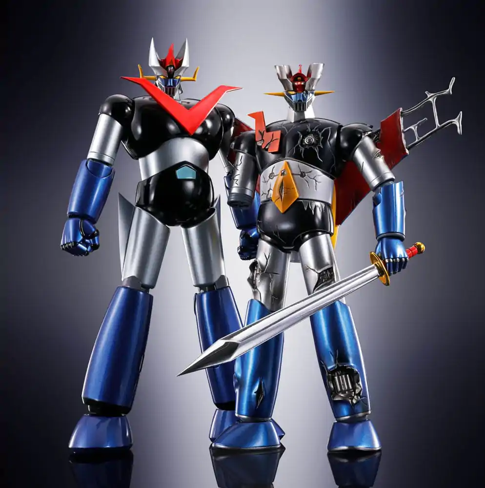 Great Mazinger Soul of Chogokin Figurina de Acțiune Diecast GX-105D Great Mazinger Z Kakumei Shinka Damage Ver. 17 cm poza produsului