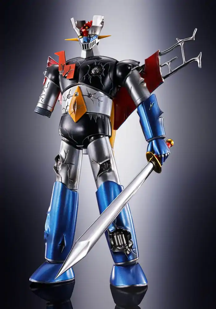 Great Mazinger Soul of Chogokin Figurina de Acțiune Diecast GX-105D Great Mazinger Z Kakumei Shinka Damage Ver. 17 cm poza produsului