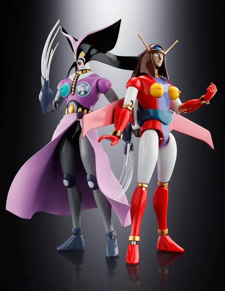 Great Mazinger Soul of Chogokin Figurine de acțiune Diecast GX-114 Janus & GX-12R Venus Un set 17 cm poza produsului