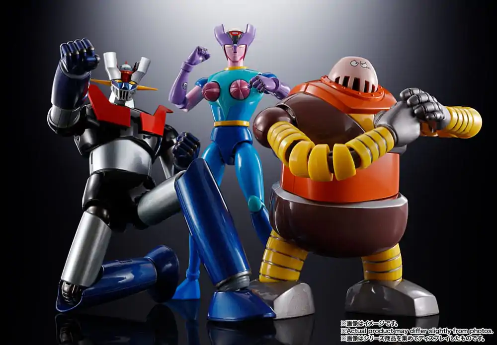 Great Mazinger Z Soul of Chogokin Diecast Figurine de acțiune GX-108 Rhein & GX-11R Dianan A Set 17 cm poza produsului