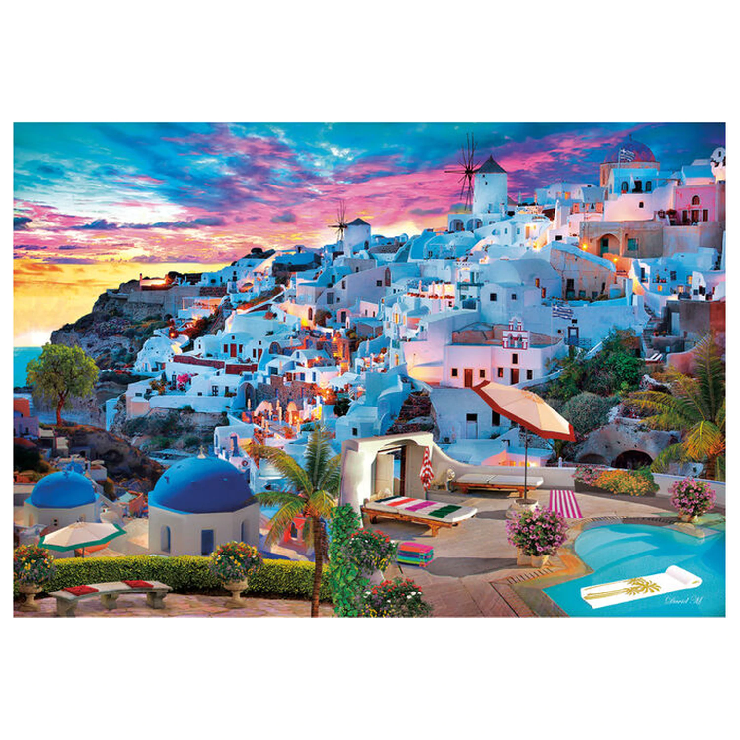 Greece View puzzle 500 piese poza produsului