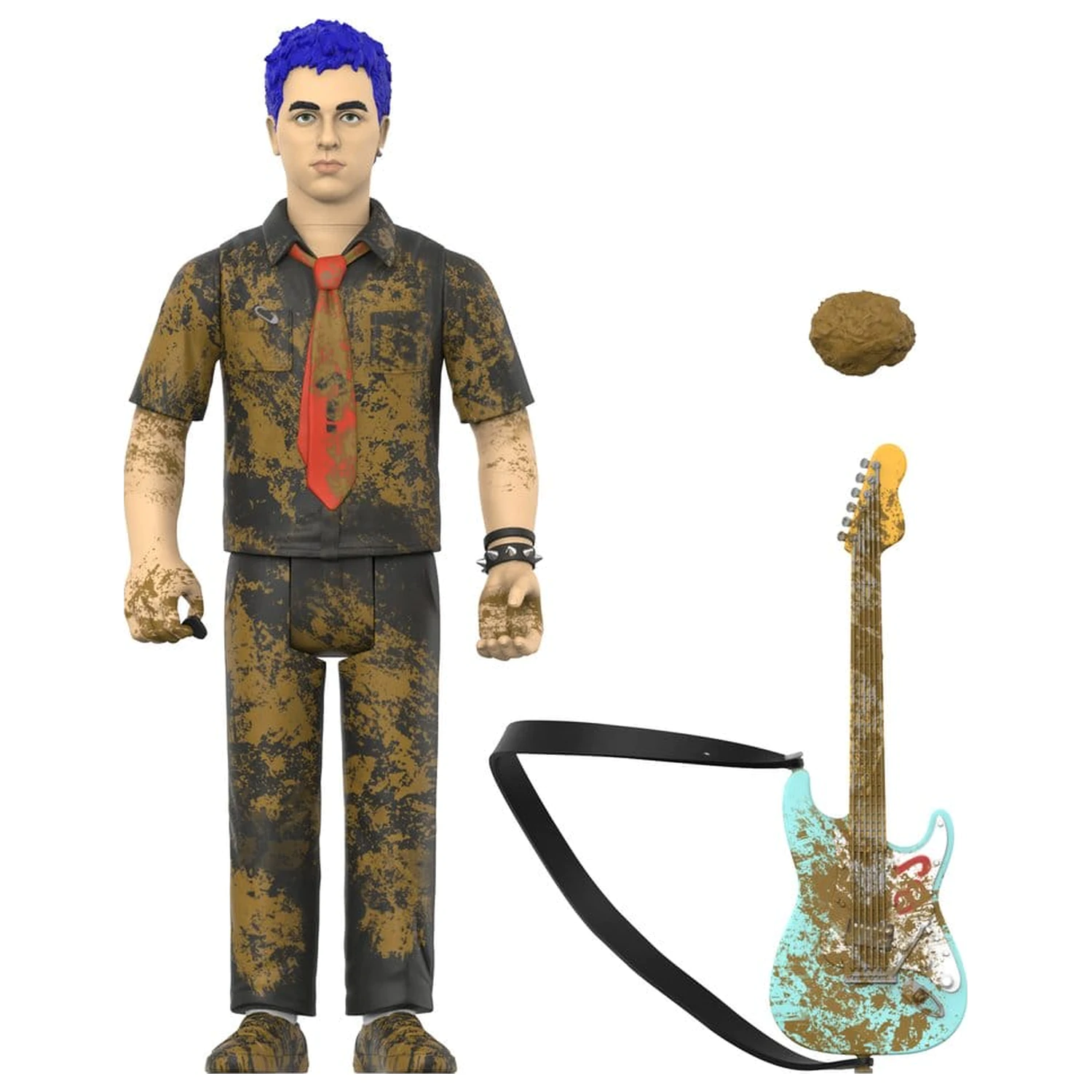 Green Day ReAction Action Figure Valul 01 Billie Joe Armstrong (Lupta cu noroi) poza produsului