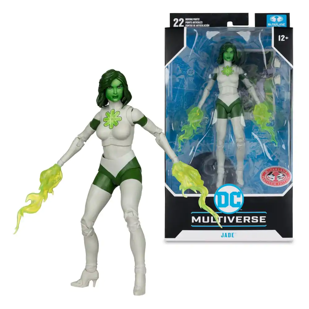 Green Latern Corps DC Multiverse figurina de actiune Jade (Red Platinum Edition) 17 cm poza produsului
