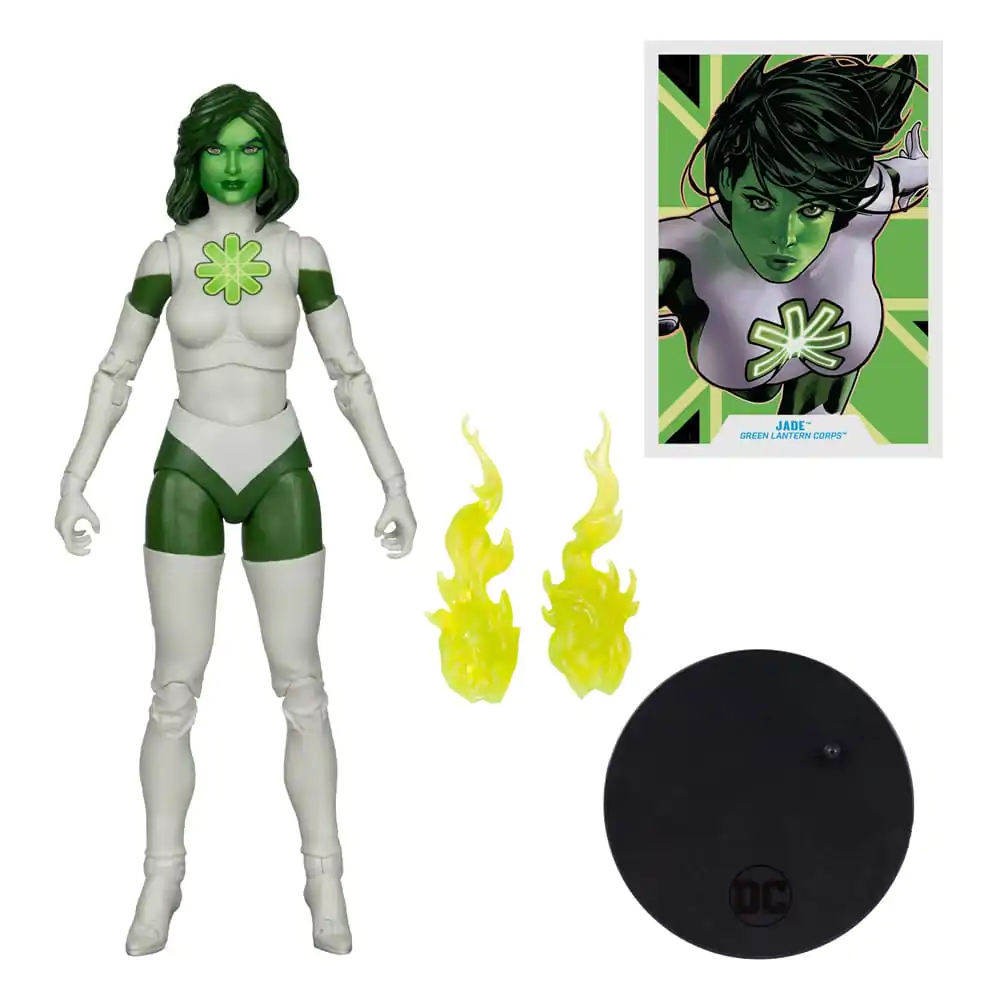 Green Latern Corps DC Multiverse figurina de actiune Jade (Red Platinum Edition) 17 cm poza produsului