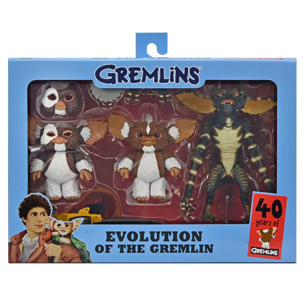 Gremlins Evolution of the Gremlin 40th Anniversary pack 3 figurine 18cm poza produsului