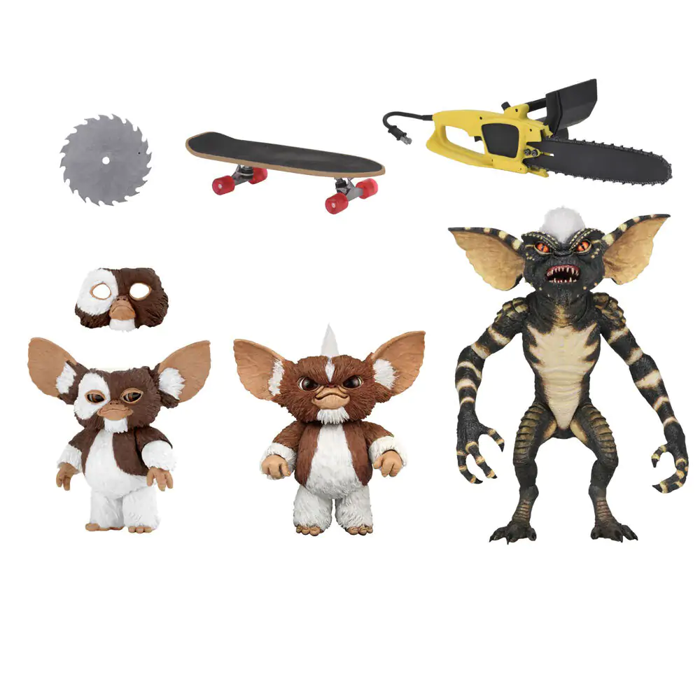 Gremlins Evolution of the Gremlin 40th Anniversary pack 3 figurine 18cm poza produsului