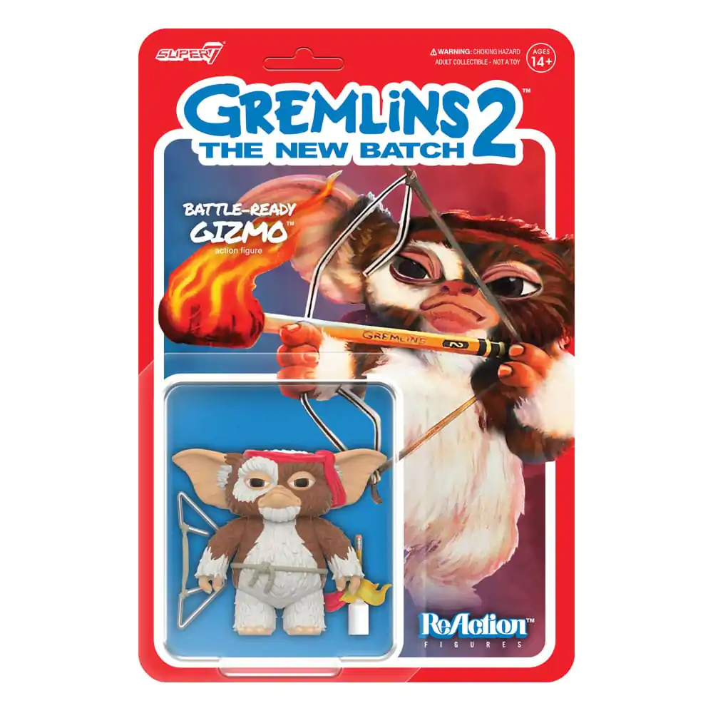 Gremlins ReAction Figurina de Acțiune Wave 02 Gizmo (Battle Ready) 10 cm poza produsului