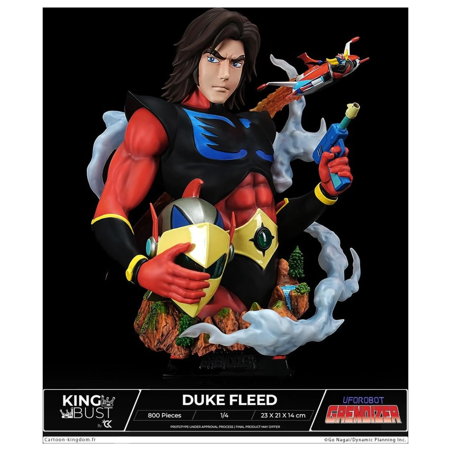 Bust Grendizer Duke Fleed King 1/4 23 cm poza produsului