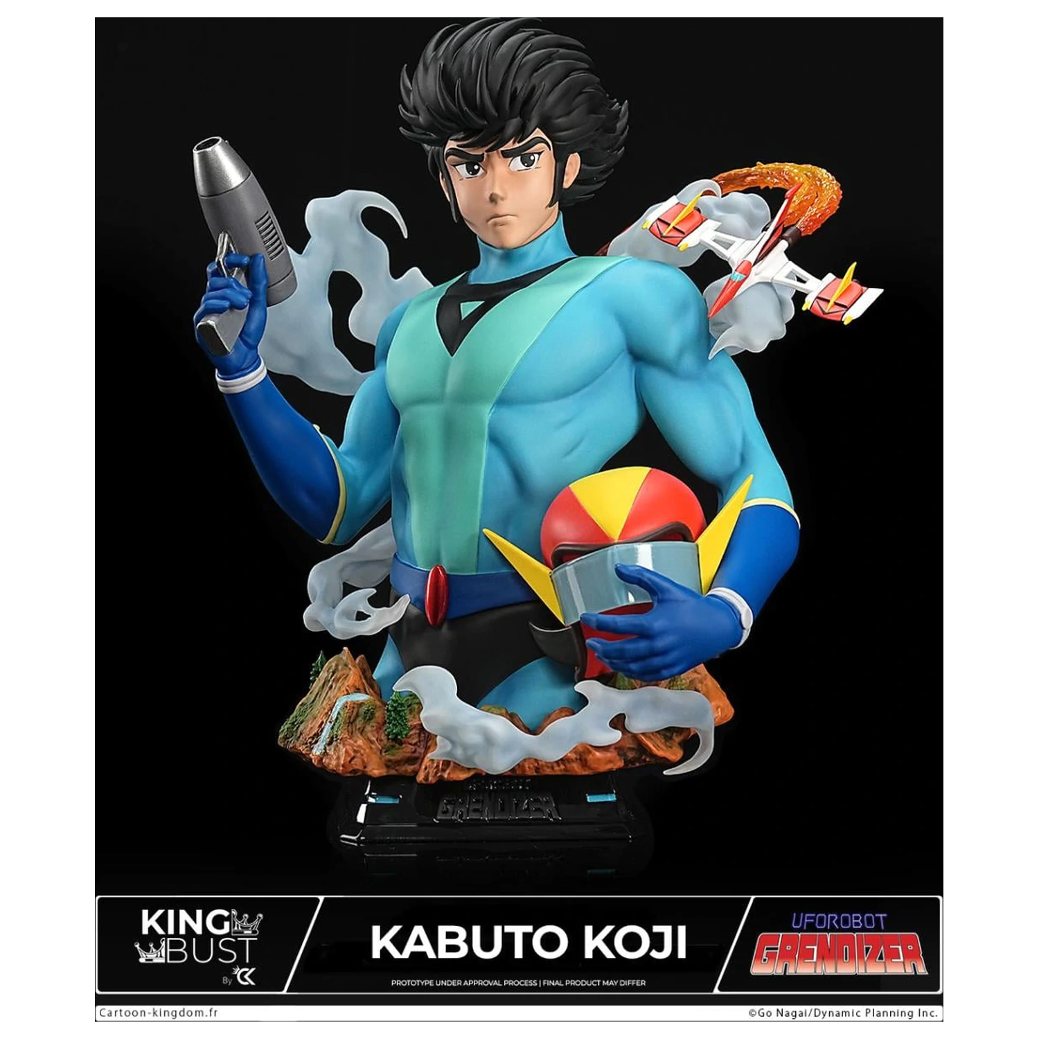 Bust Rege Grendizer Kabuto Koji 1/4 23 cm poza produsului