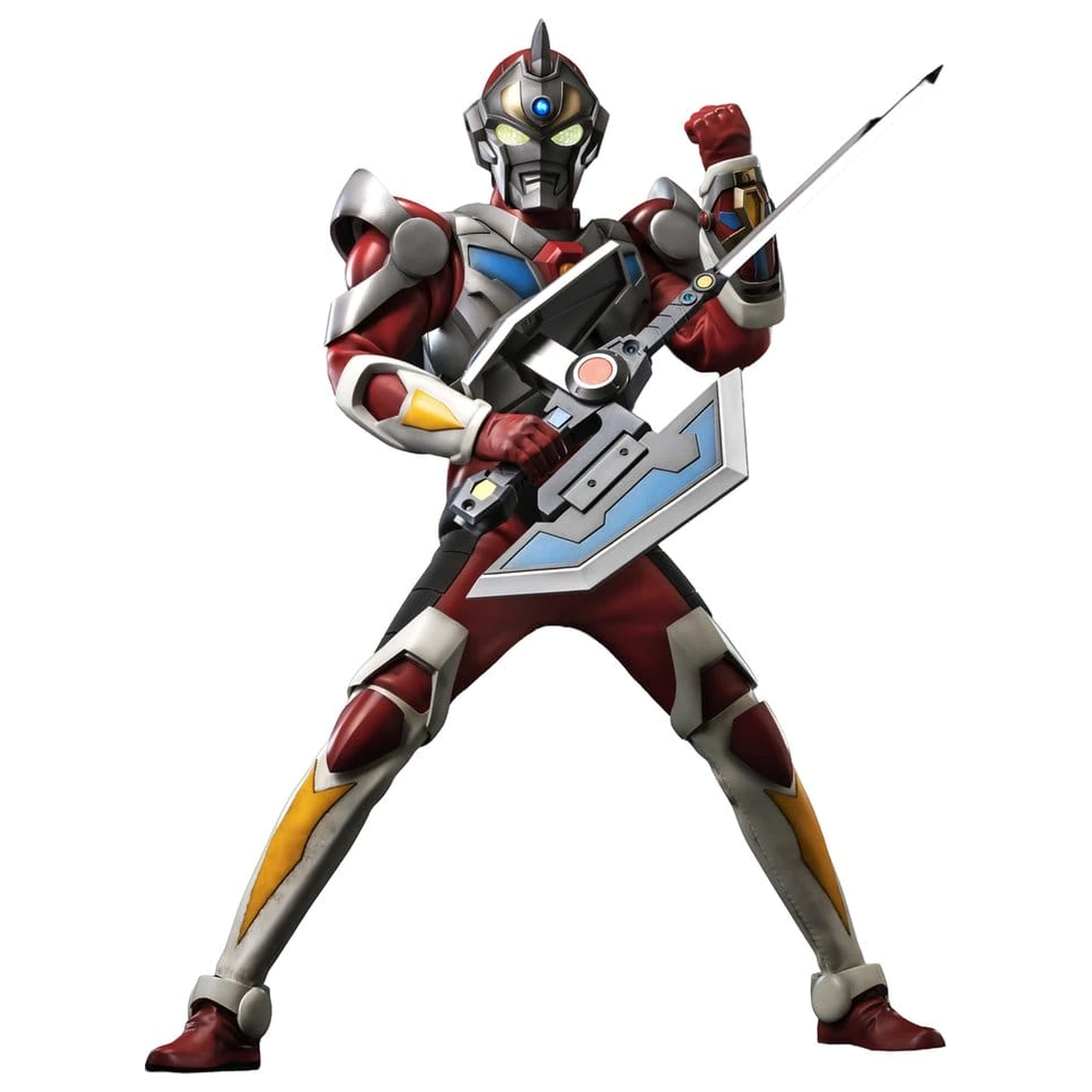 Figurina de actiune Gridman the Hyper Agent FigZero Gridman (Tokusatsu Color Version) 30 cm poza produsului