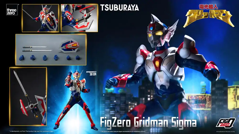 Gridman the Hyper Agent: Revenge of Neo Evil Lord FigZero Acțiune Figurina Gridman Sigma 30 cm poza produsului