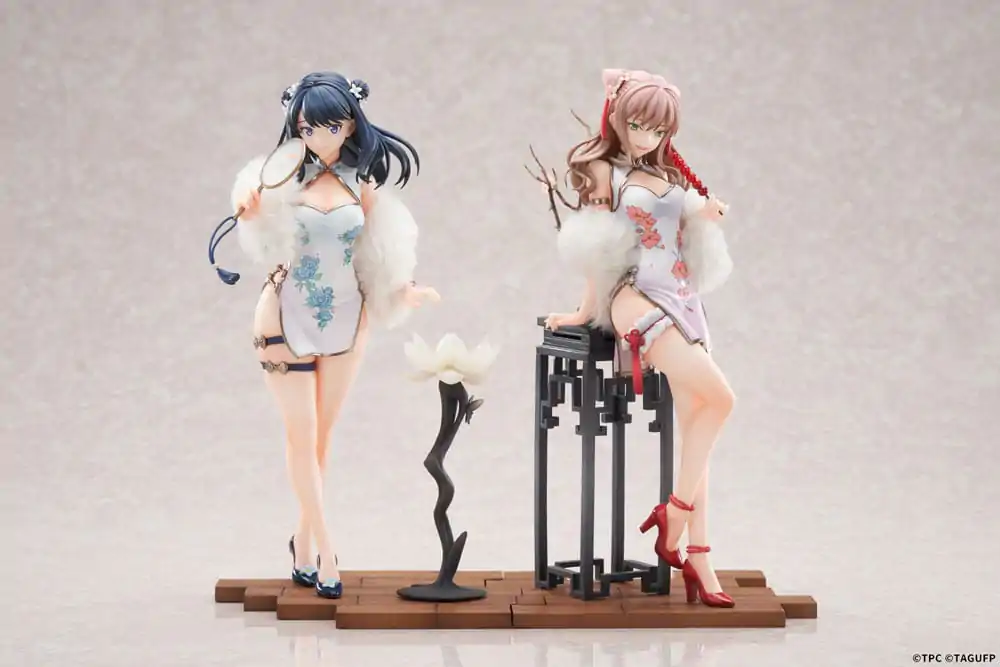 Gridman Universe Statui PVC 1/7 pachet de 2 Yume Minami China Dress Ver. 25 cm poza produsului