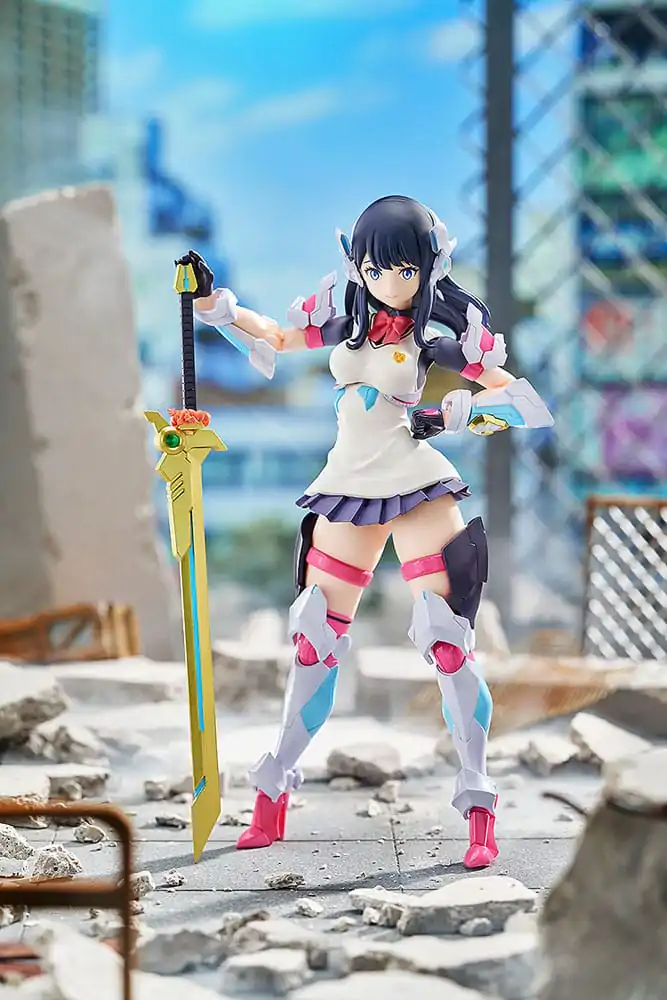 Figurină de Acțiune Gridman Universe Figma Corp Hiper Rikka Takarada (Grid Tector Ver.) 15 cm poza produsului