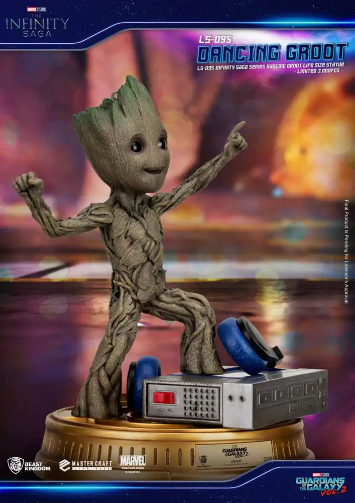 Guardians of the Galaxy 2 Statuie Mărime Naturală Dancing Groot 32 cm poza produsului