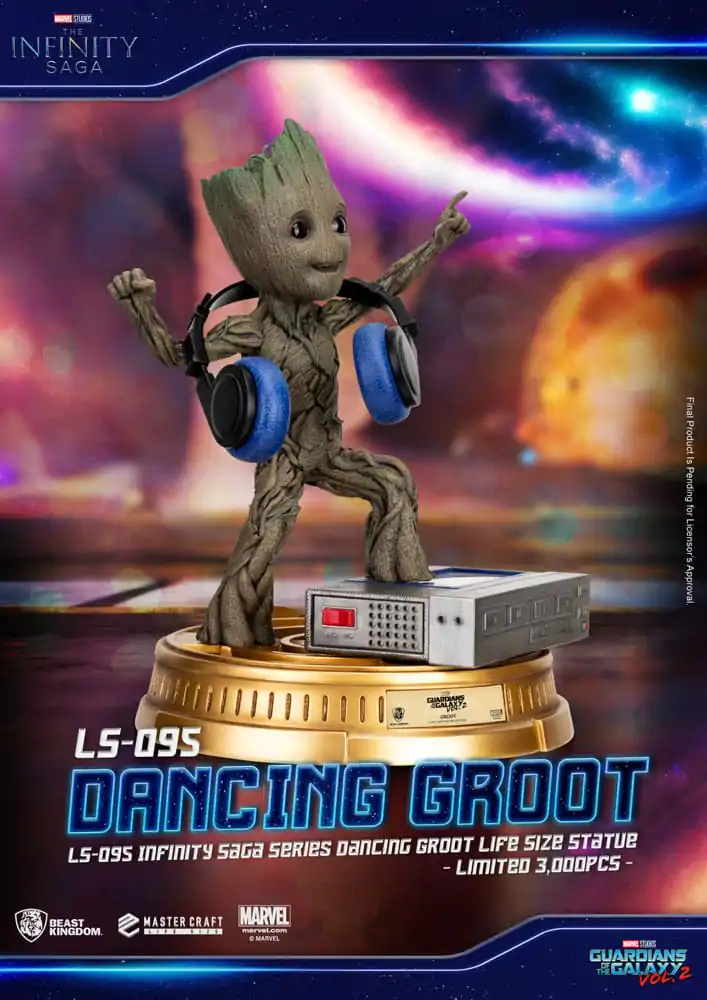 Guardians of the Galaxy 2 Statuie Mărime Naturală Dancing Groot 32 cm poza produsului