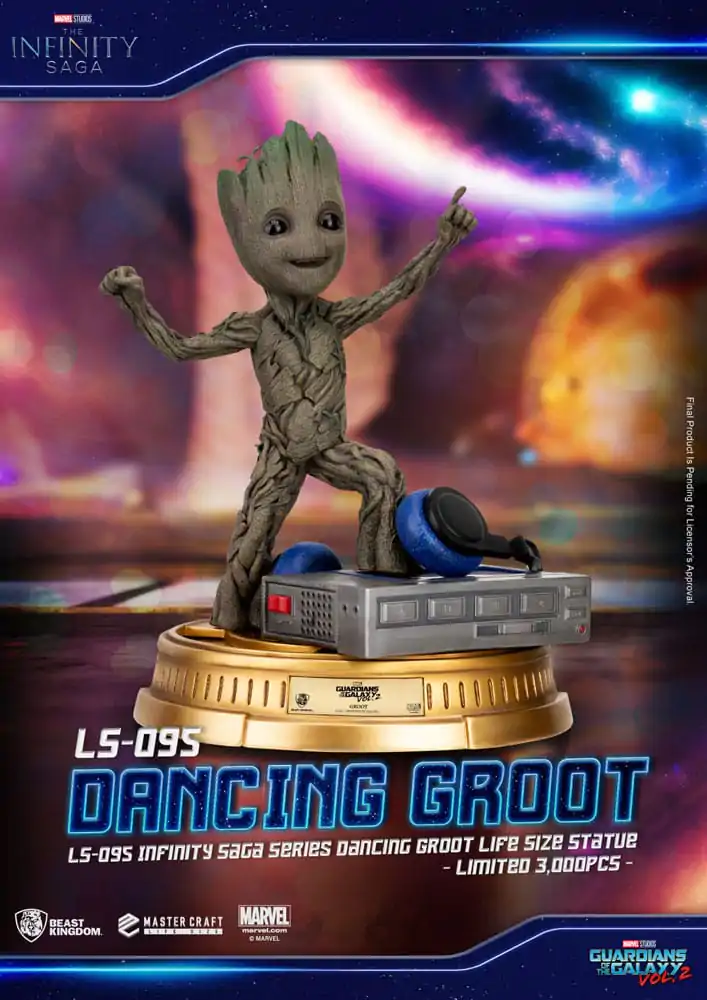 Guardians of the Galaxy 2 Statuie Mărime Naturală Dancing Groot 32 cm poza produsului