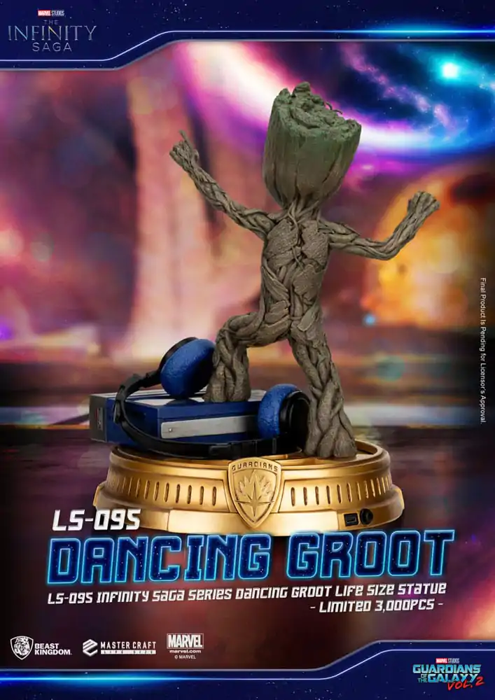 Guardians of the Galaxy 2 Statuie Mărime Naturală Dancing Groot 32 cm poza produsului