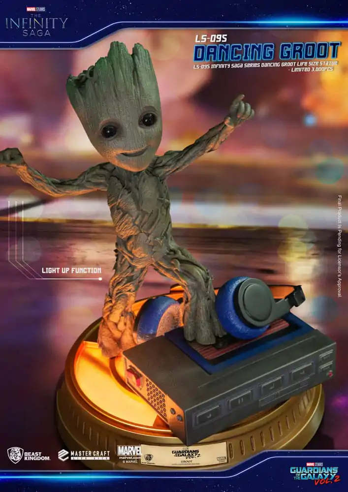 Guardians of the Galaxy 2 Statuie Mărime Naturală Dancing Groot 32 cm poza produsului