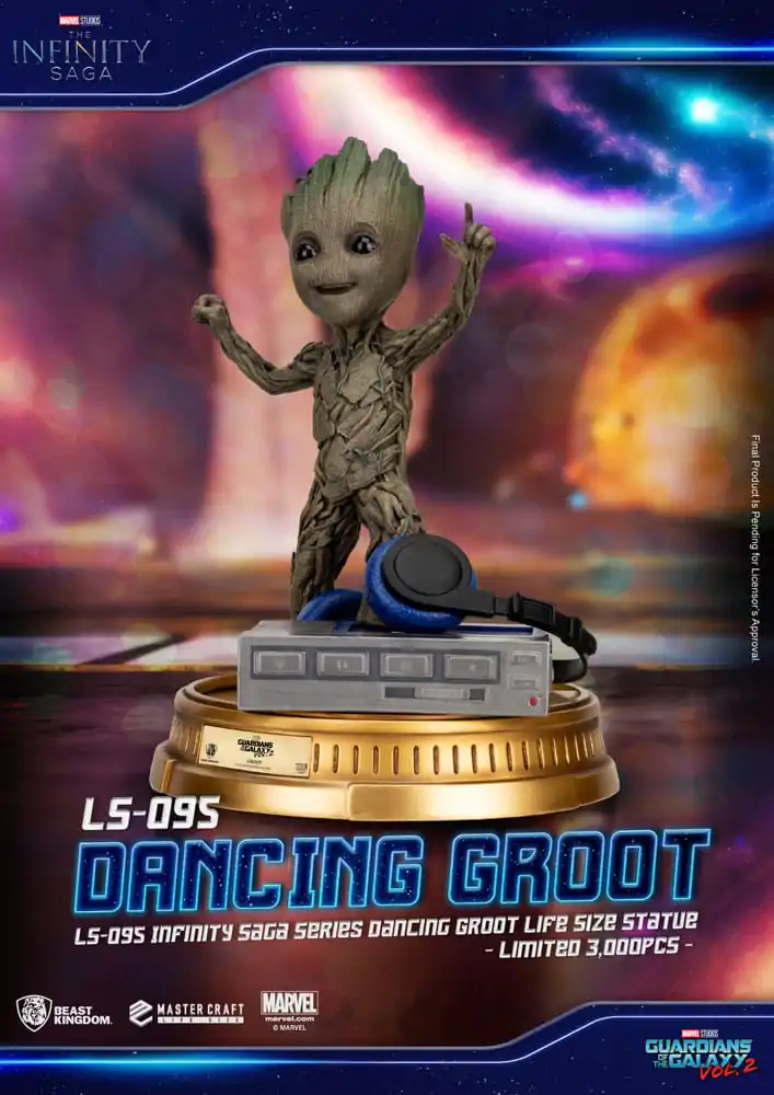 Guardians of the Galaxy 2 Statuie Mărime Naturală Dancing Groot 32 cm poza produsului