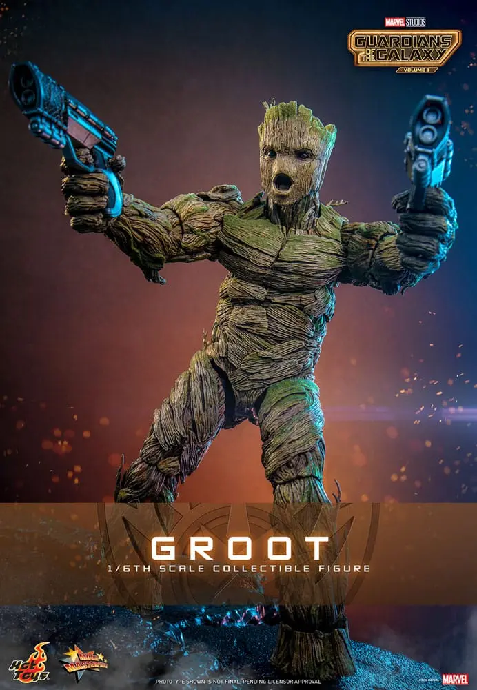 Guardians of the Galaxy Vol. 3 Movie Masterpiece Figurina de acțiune 1/6 Groot 32 cm poza produsului