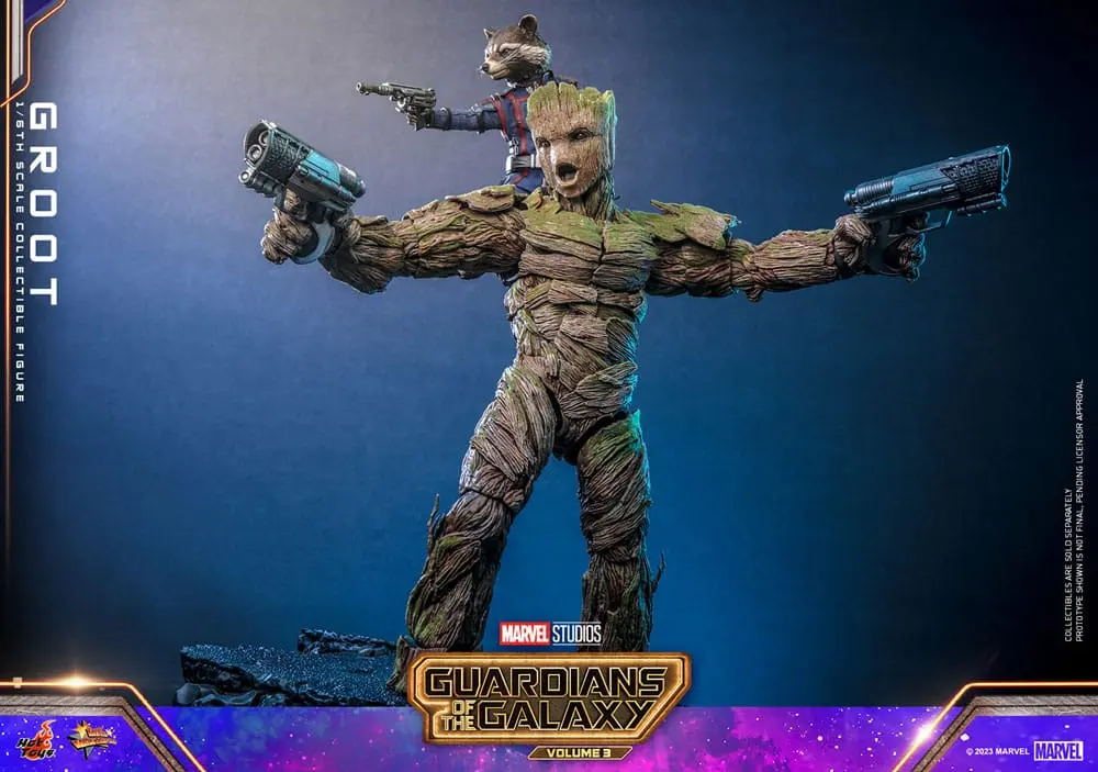 Guardians of the Galaxy Vol. 3 Movie Masterpiece Figurina de acțiune 1/6 Groot 32 cm poza produsului