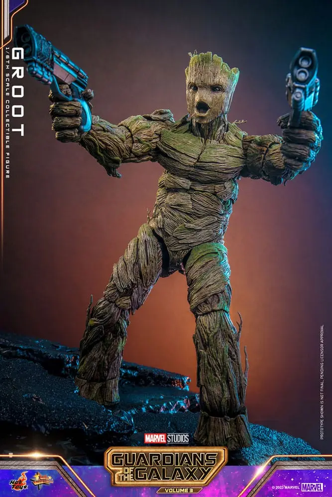 Guardians of the Galaxy Vol. 3 Movie Masterpiece Figurina de acțiune 1/6 Groot 32 cm poza produsului