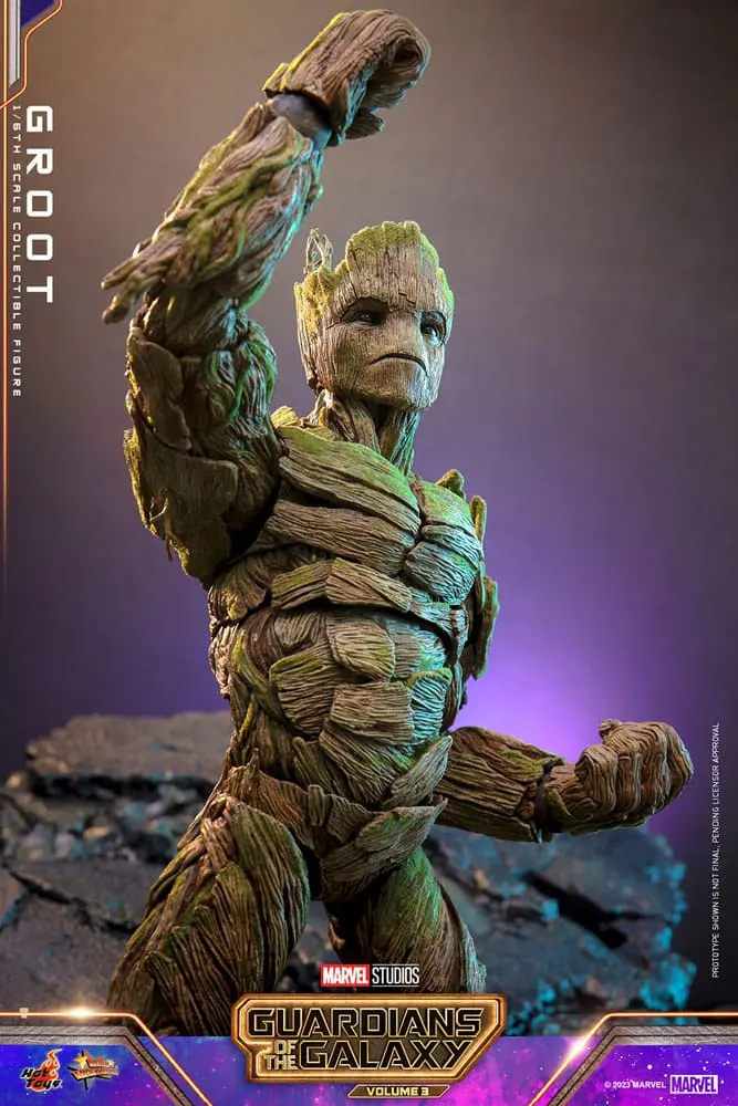 Guardians of the Galaxy Vol. 3 Movie Masterpiece Figurina de acțiune 1/6 Groot 32 cm poza produsului