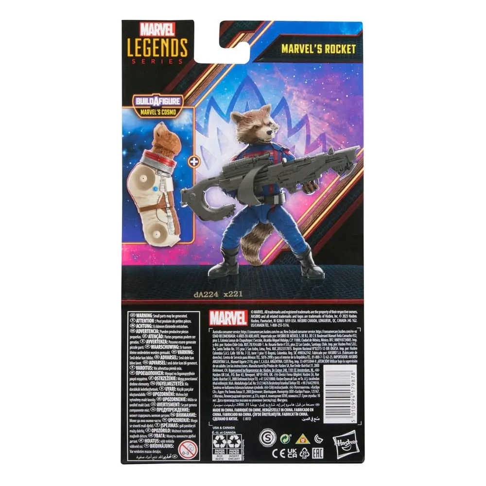 Figurină de acțiune Guardians of the Galaxy Vol. 3 Marvel Legends Rocket 8 cm poza produsului