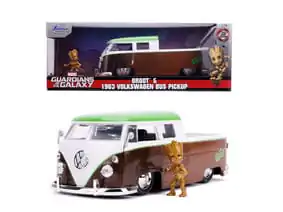 Guardians of the Galaxy Diecast Model 1/24 1963 Bus Pickup Groot poza produsului