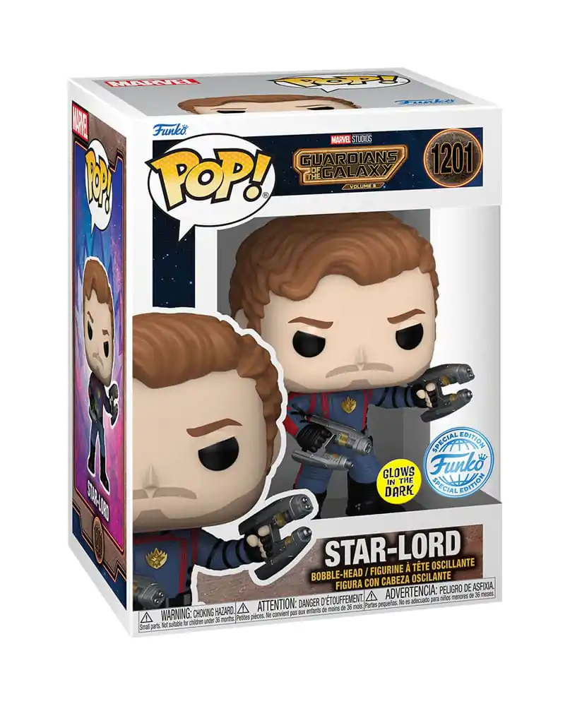 Guardians of the Galaxy Funko POP! Figurina Vinyl Star-Lord(GW) Exclusive Edition 9 cm poza produsului