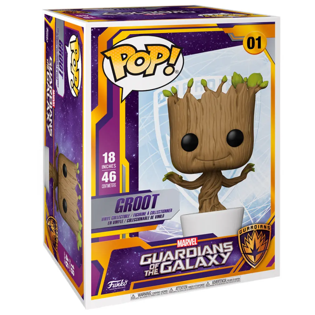 Guardians of the Galaxy Super Sized POP! Figurina Vinil Marvel Dansatoare Groot 46 cm poza produsului
