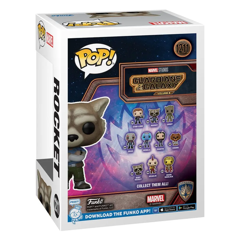 Guardians of the Galaxy Vol. 3 POP! Marvel Figurina Vinyl Rocket Ediție Specială heo EU Exclusive 9 cm poza produsului