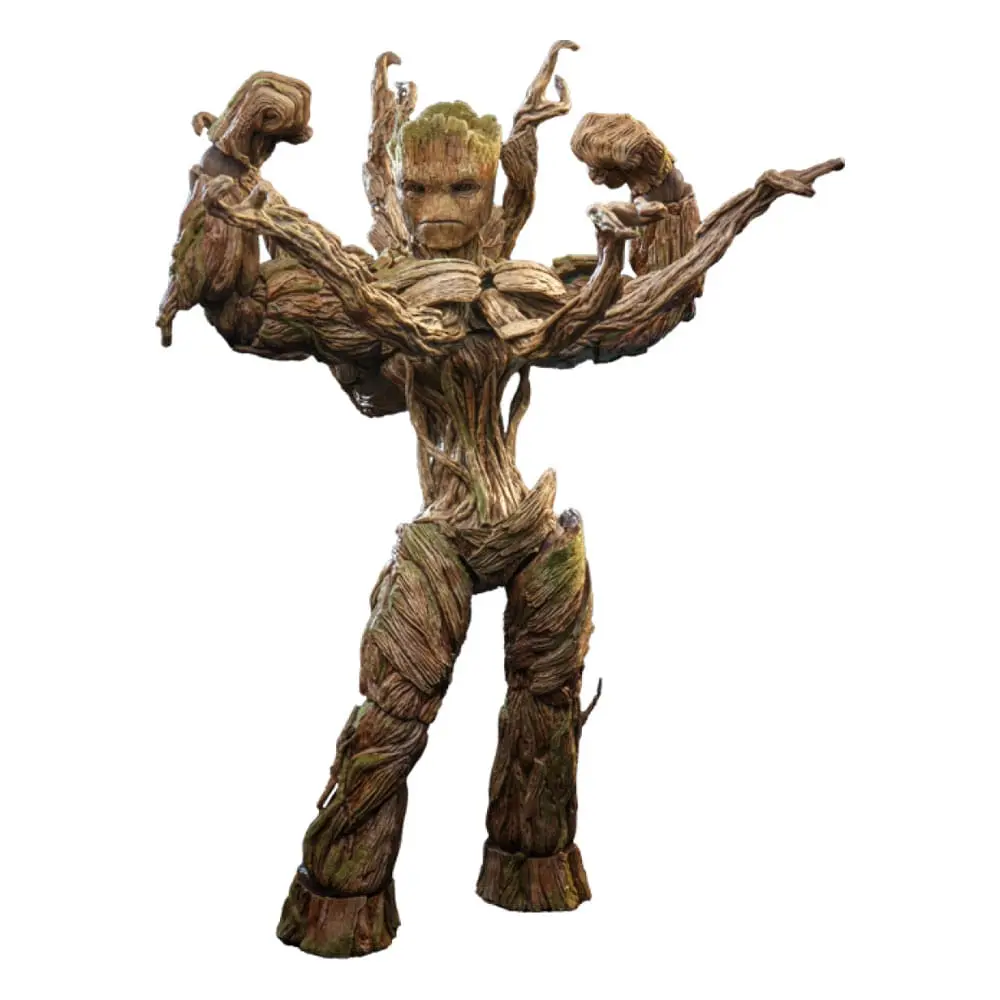 Figurină de acțiune de colecție Guardians of the Galaxy Vol. 3 Movie Masterpiece 1/6 Groot (Deluxe Version) 32 cm poza produsului