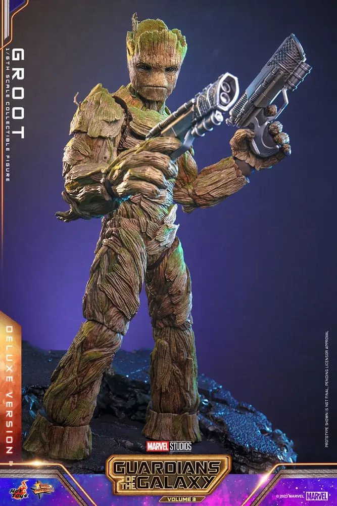 Figurină de acțiune de colecție Guardians of the Galaxy Vol. 3 Movie Masterpiece 1/6 Groot (Deluxe Version) 32 cm poza produsului