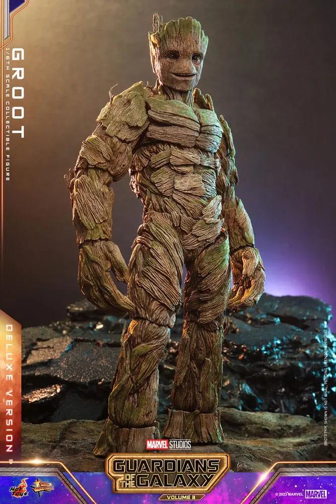 Figurină de acțiune de colecție Guardians of the Galaxy Vol. 3 Movie Masterpiece 1/6 Groot (Deluxe Version) 32 cm poza produsului