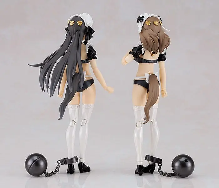 Guilty Princess Model Kit din plastic PLAMAX GP-07 Underwear Body Girl Ran & Jelly: Maid Ver. Set 16 cm poza produsului