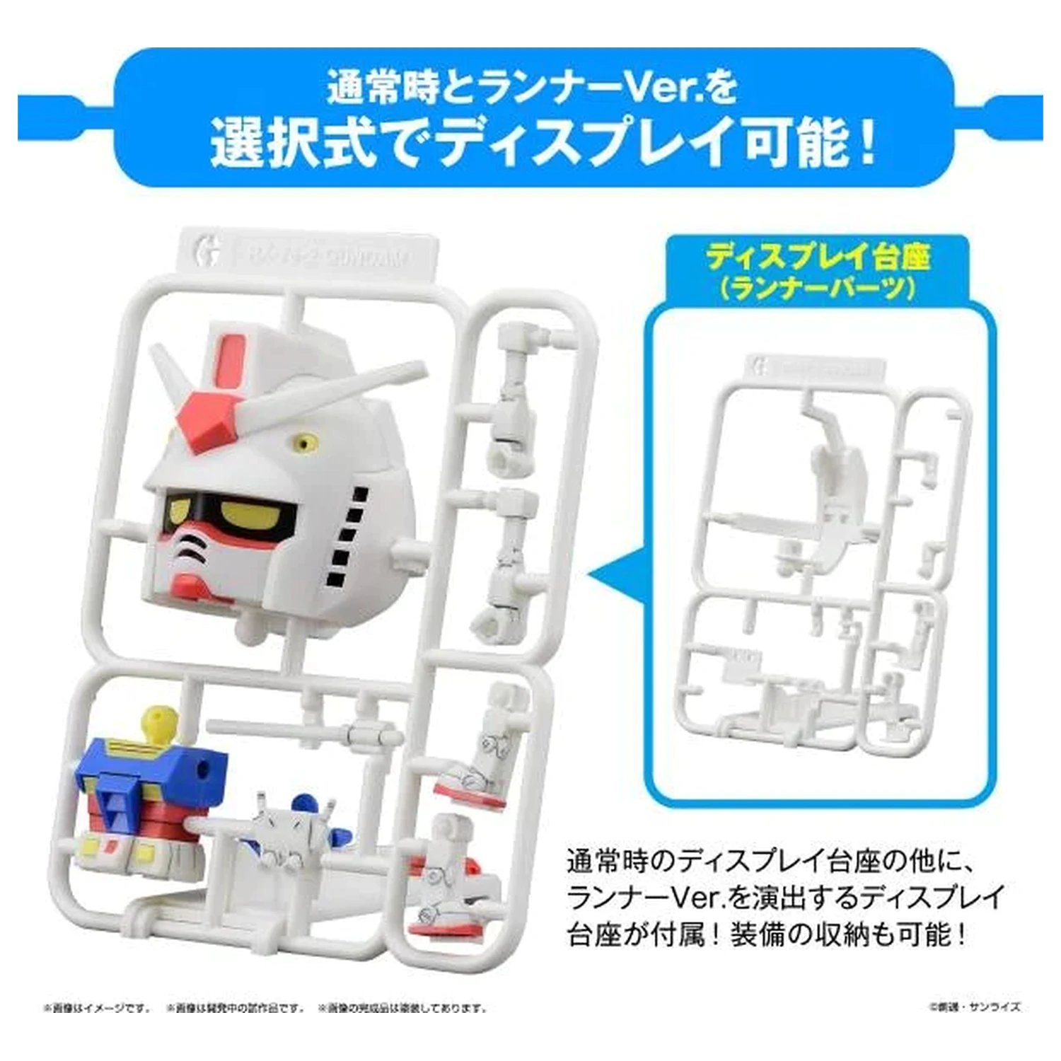 Gundam 1/1 Gunpla-Kun Set DX (cu Runner ver.) trusă model poza produsului